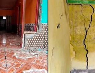 Houses in J&K's Doda develop cracks, 19 families shifted
