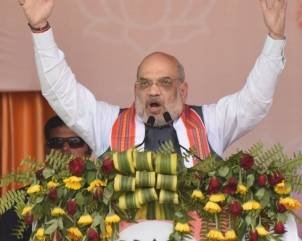 Amit Shah slams Congress: Autocracy of one family is in danger