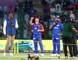 IPL 2023: Yash Dhull handed debut cap as Mumbai Indians win toss, elect to bowl first against Delhi Capitals