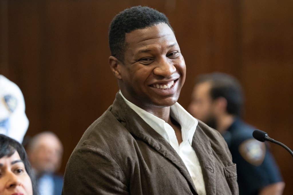‘Creed III’ actor Jonathan Majors totes new girlfriend to court as he faces domestic violence charges