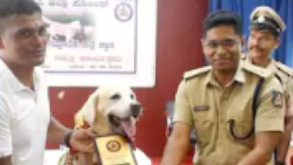 Udupi's Canine Officer Icon Retires After a Decade of Dedicated Service