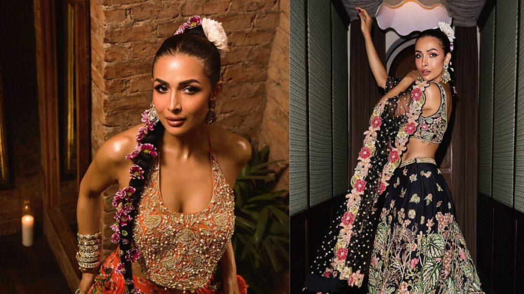 Malaika Arora's Festive Fashion: A Floral Symphony of Style